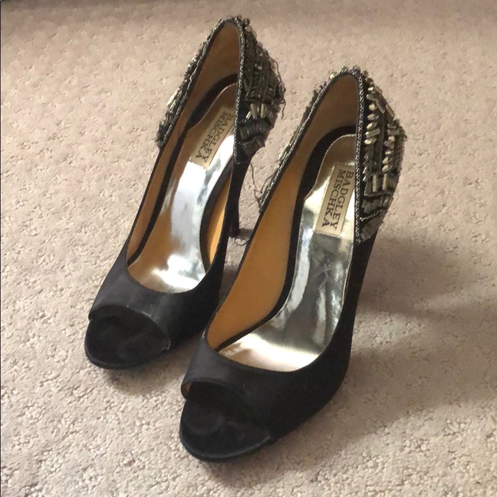 Badgley Mischka Black Heels